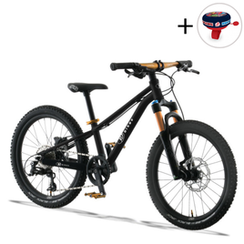 Dětské kolo KUbikes 20S DISC Superlight Black and Gold