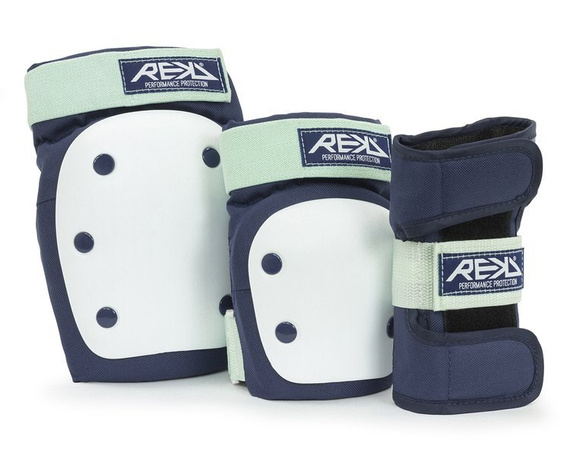 Ochraniacze REKD Heavy Duty Triple Pad Set Niebiesko Miętowe