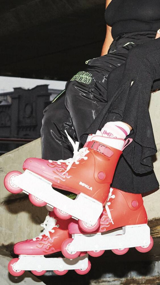 Inline brusle Impala Lightspeed Flames Rekreační kolečkové brusle