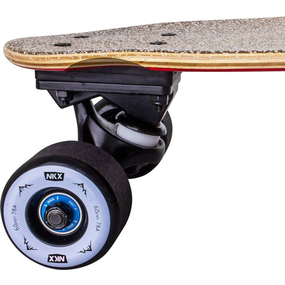 NKX Classic Cruiser Skateboard bílo-červený 26"