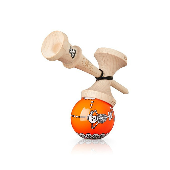 Kendama Krom JODY BARTON - SKELETONS ORANGE