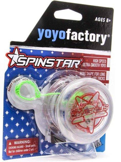 Yoyo Świecące YoYoFactory Spinstar LED Clear Body Czerwone