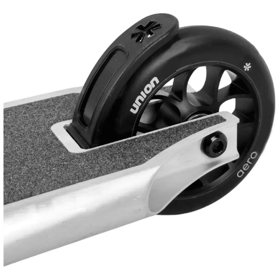 Union Aero XS Scooter Výkonný skútr Černostříbrný wys. 73 cm
