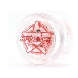 Yoyo Świecące YoYoFactory Spinstar LED Clear Body Czerwone
