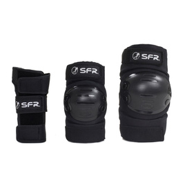 SFR Youth Ramp Triple Pad Protector Set Black