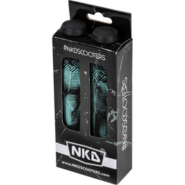 NKD Performance Gripy pro koloběžky Shadow Grips Black-Mint 160 mm