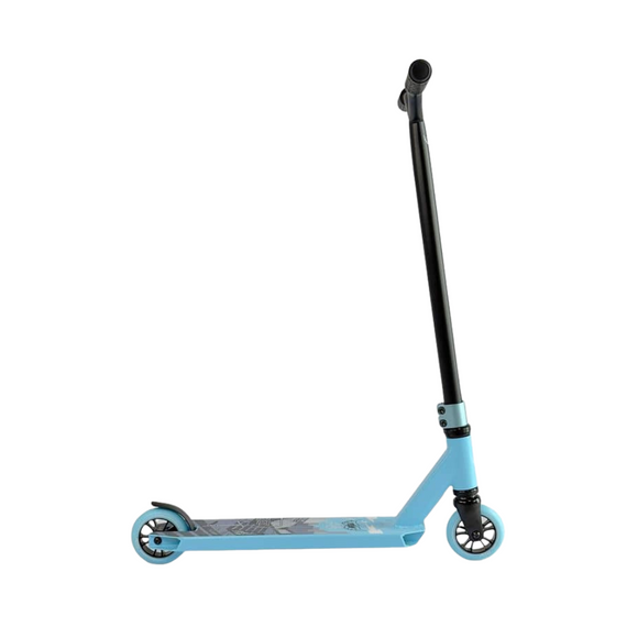 Koloběžka Flyby Lite V2 Complete Pro Black/Blue 80 cm Výkonná koloběžka