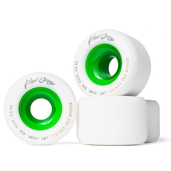 Blood Orange Morgan Pro bílo-zelená 70mm 80A kola