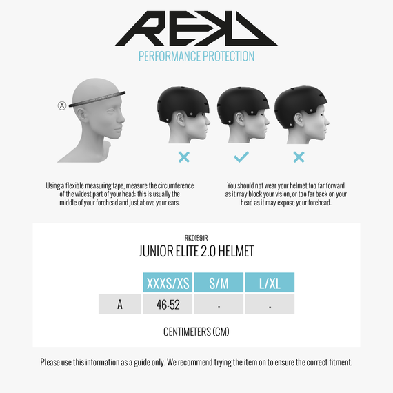 Rekd JUNIOR ELITE 2.0 helma XXXS/XS White