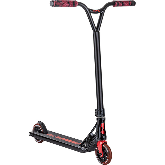 Hulajnoga Wyczynowa Streetowa Lekka NKD GAS Czarno-Czerwony wys. 85 cm