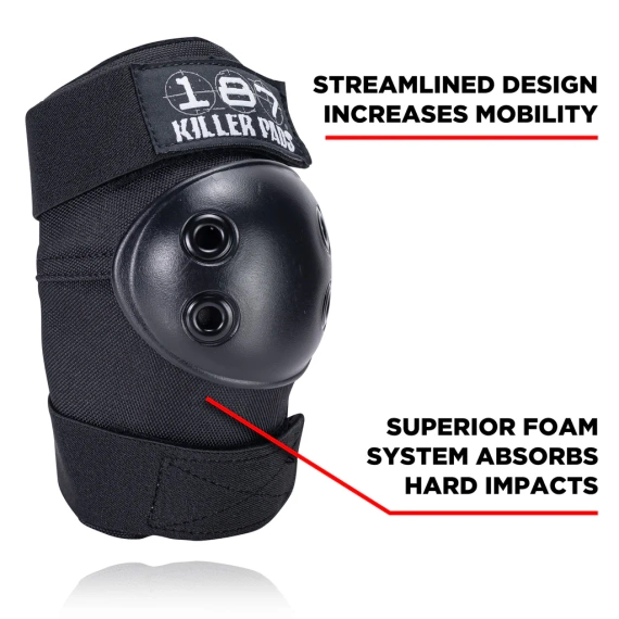 187 Killer Pads Combo Pack Sada chráničů kolen a loktů černá
