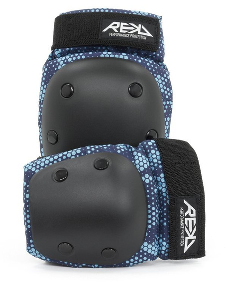 REKD YOUTH HEAVY DUTY DOUBLE PAD SET Chrániče modré M