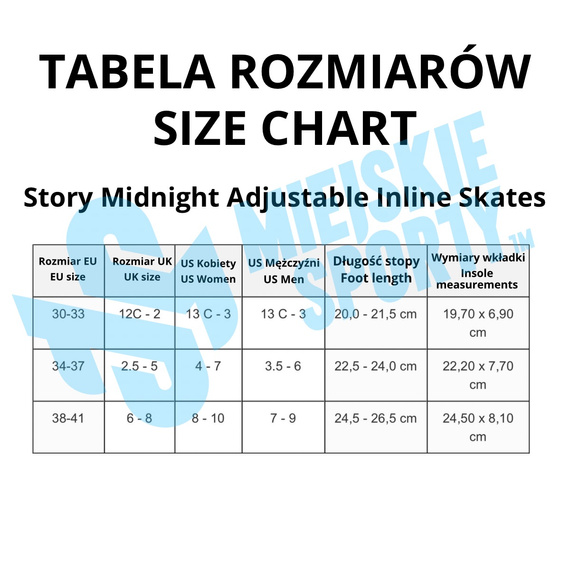 Story Midnight Nastavitelné inline brusle černo-žluté