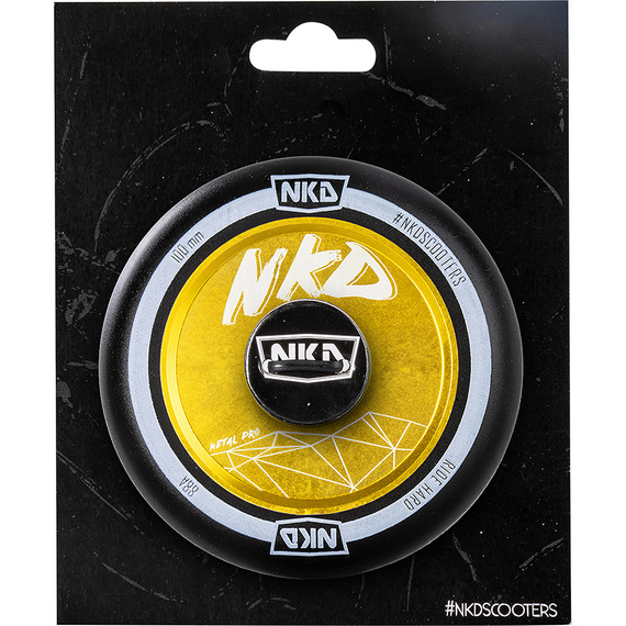 Kolečko koloběžky NKD Metal Pro Gold 100 mm