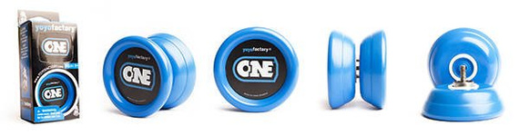 Yoyo pro začátečníky 2 ložiska YoYoFactory ONE Blue
