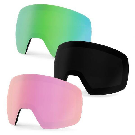 Čočky REKD Ascent MagSphere Lens Obsidian pro snowboardové a lyžařské brýle