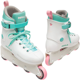 Inline brusle Impala Lightspeed Sky White Rekreační kolečkové brusle