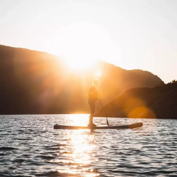 Deska turystyczna SUP pompowana pneumatyczna NKX Windsurf Jasnoczerwono-Niebieski 10'4