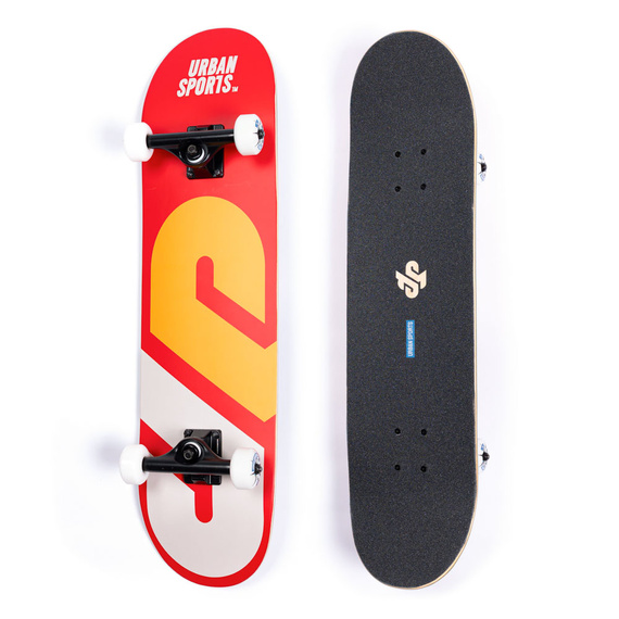 Kompletní Urban Sports Červené logo Skateboard 8.0"