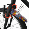 Błotniki do rowerów KUbikes z hamulcami V-Brake KUbikes Mudguards Komiks