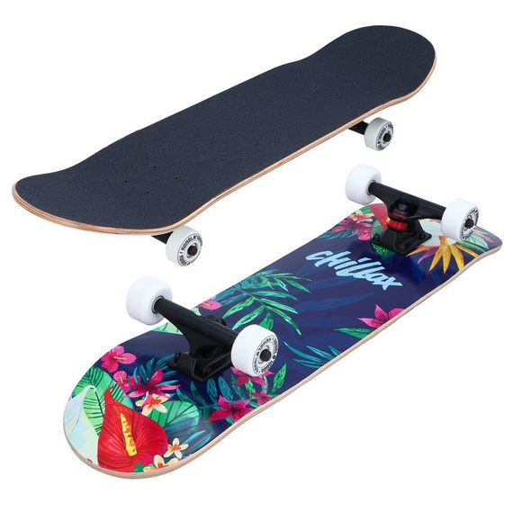 Chillax Floral skateboard 7,75"