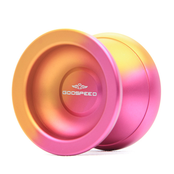 Kovové yoyo pro pokročilé YoYoFactory Godspeed Orange Pink