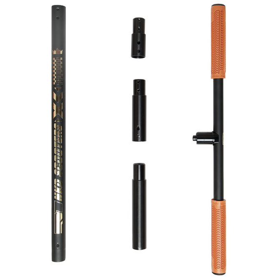 NKD PRO 7,5" Trampolína Scooter Černá a limetkově zelená wys. 60-90 cm