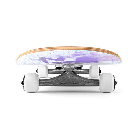 Skateboard Enuff Skully Hologram Complete White 7.75"