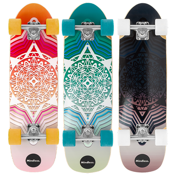 Skateboard Cruiser Mindless Drifter Black 28"