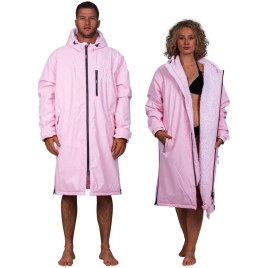 Poncho Ponczo Kurtka Story Change Robe Jasnoróżowy