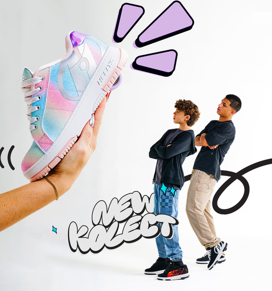 Boty Heelys Classic X2 Black/White/Pink