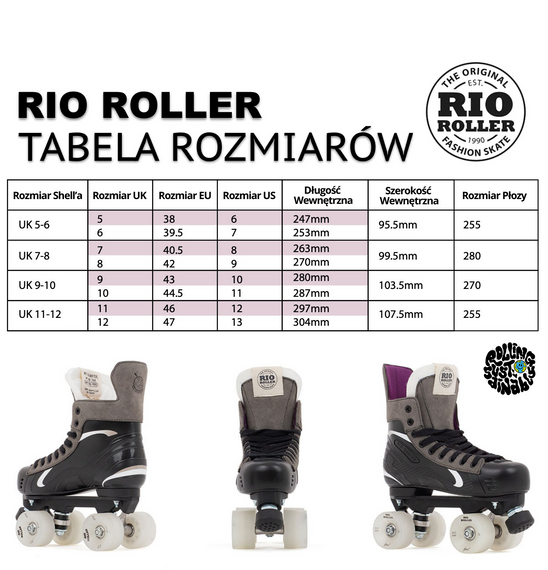 Wrotki Rio Roller Hockey Quad Skate Czarny