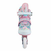 Story Spike Nastavitelné inline brusle Pink/Blue LED