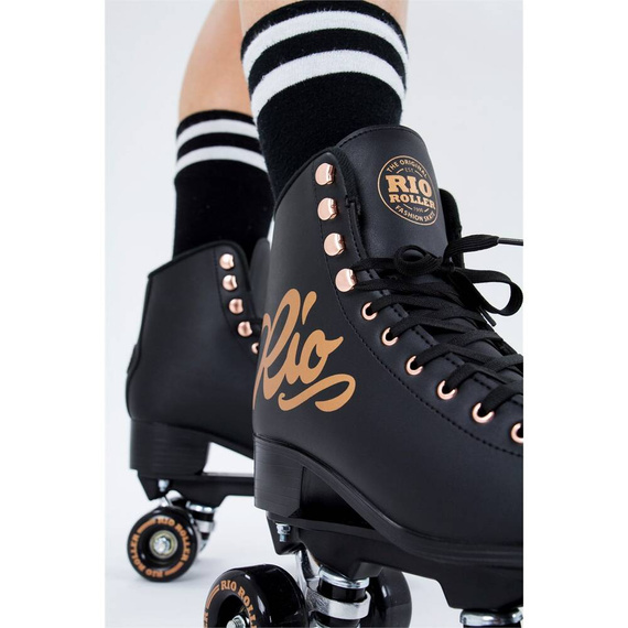 RIO ROLLER ROSE QUAD SKATES Brusle černé