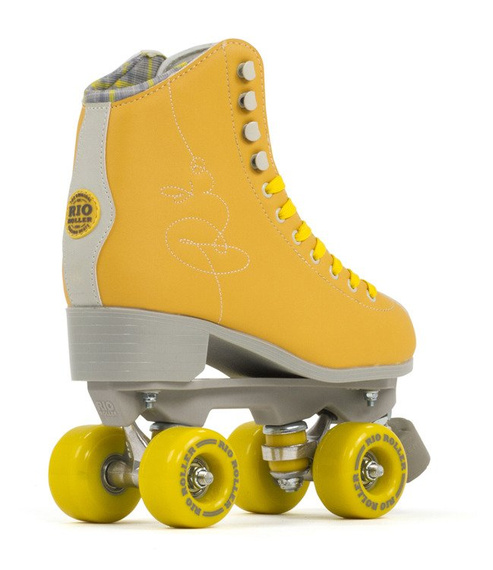 RIO ROLLER SIGNATURE QUAD SKATES Žluté kolečkové brusle