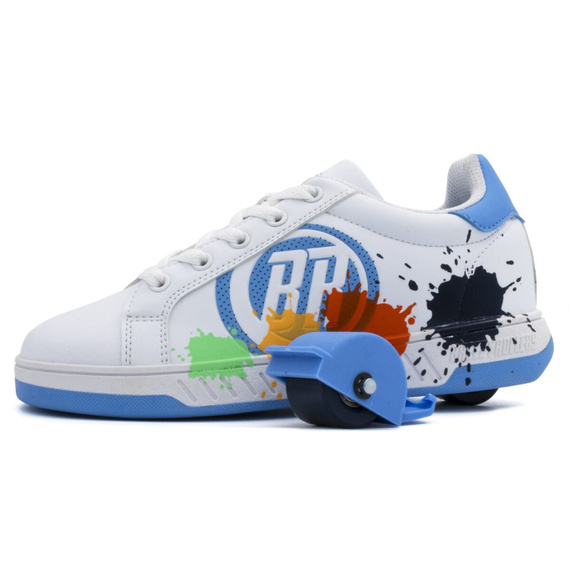 Breezy Rollers Splash White and Light Blue Boty 