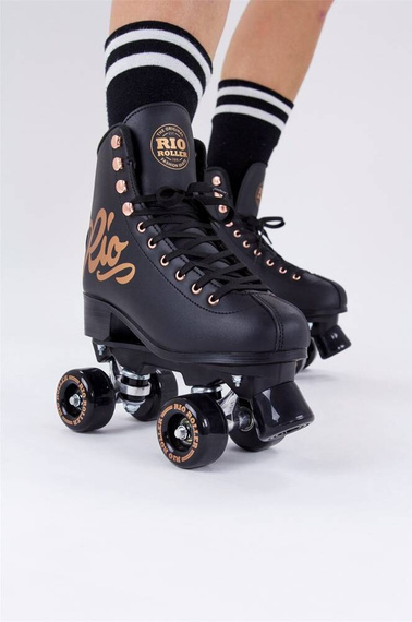 RIO ROLLER ROSE QUAD SKATES Brusle černé