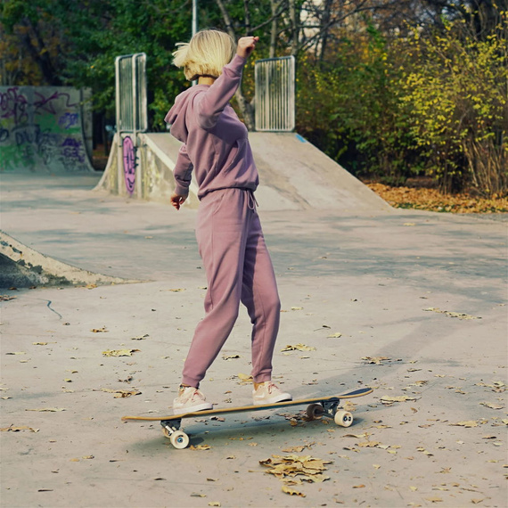 Longboard pro tanec NKX Vegas Pink 121 cm