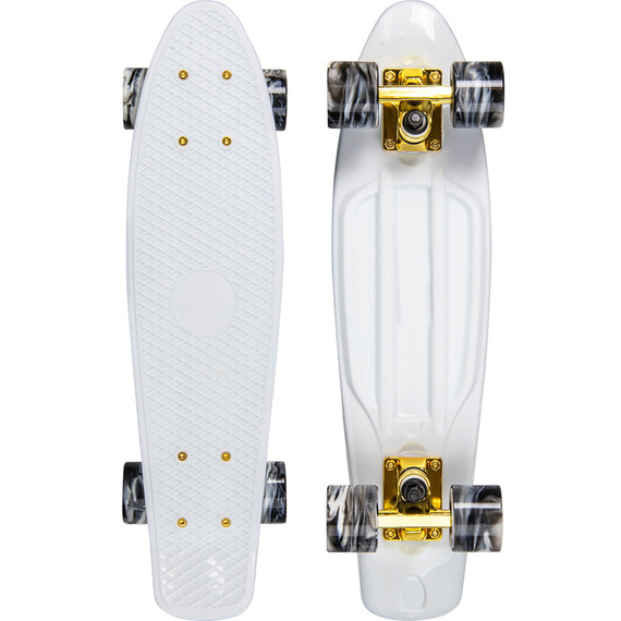 NKX Deluxe 22" liščí ohon bílý a zlatý