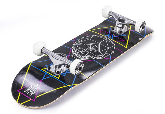 ENUFF GEO SKULL COMPLETE skateboard Black 8.0"
