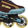 Rekreační kolečkové brusle Inline STORY Union Brown-Nebraska