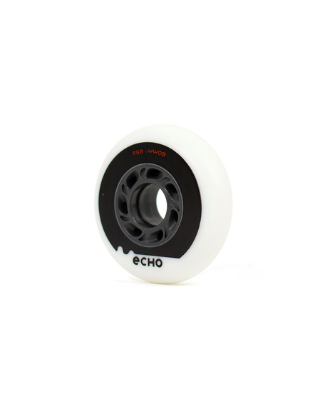 Echo Drift Wheels White/Grey 80 mm (4 ks) kolečka pro kolečkové brusle.)