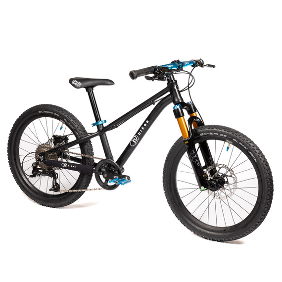 KUbikes 20S DISC superlehké dětské kolo Černá a modrá