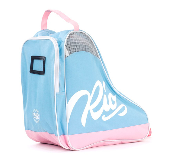 Batoh na brusle Rio Roller Script Blue-Pink