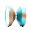 Kovové yoyo CzechPoint Pivot - Aqua Orange White