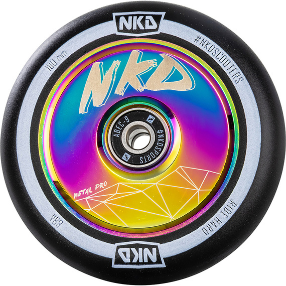 Koło do Hulajnogi NKD Metal Pro Tęczowy 100 mm