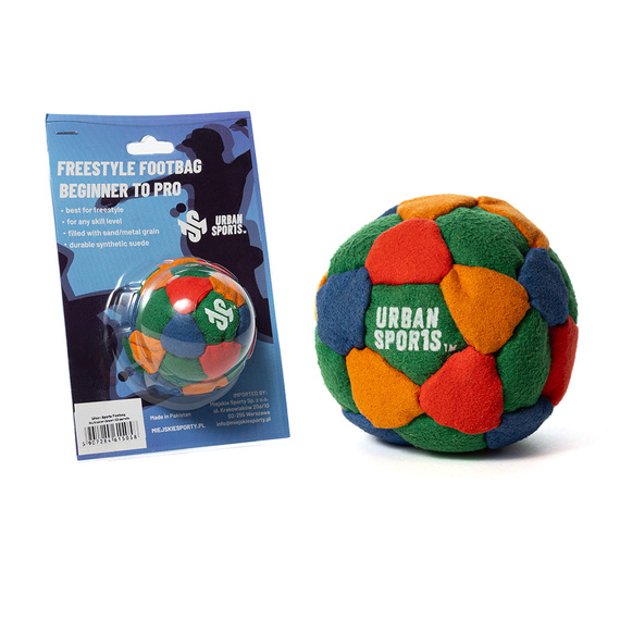 Zośka Footbag Urban Sports 32 panelů Multicolor Green