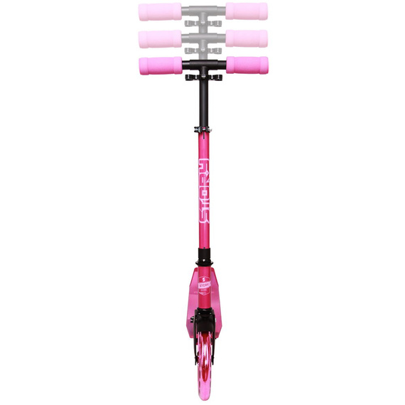 Přepravní koloběžka s velkými koly Story Urban GO! Brokátová růžová 