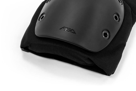 REKD Rampové chrániče kolen XS Black