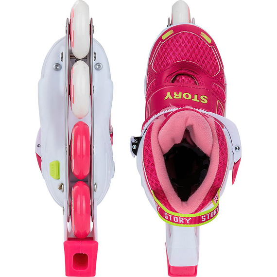 Story Blaster Inline brusle nastavitelné kolečkové brusle Pink